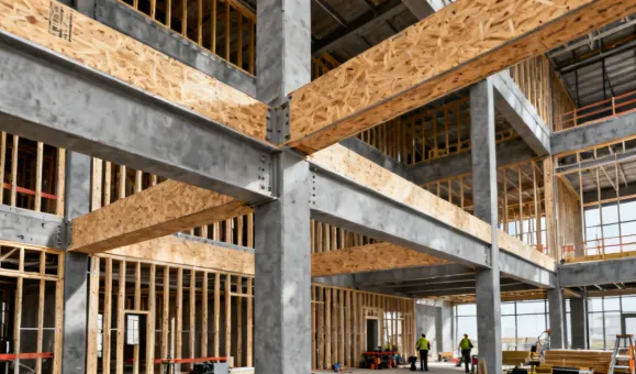 Commercial Construction Engineered Wood